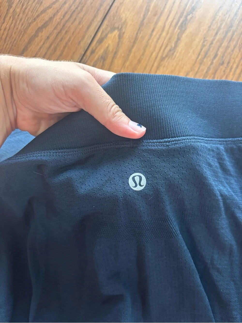 Lululemon swiftly tech high rise skirt tennis true navy size 12